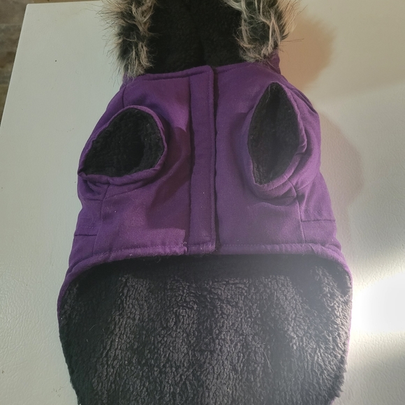 North Fetch Small Purple Dog Jacket - Picture 3 of 8